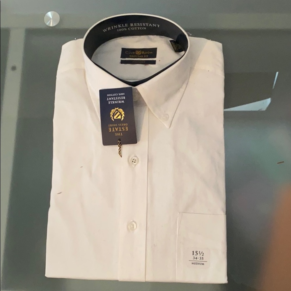Club room white dress shirt